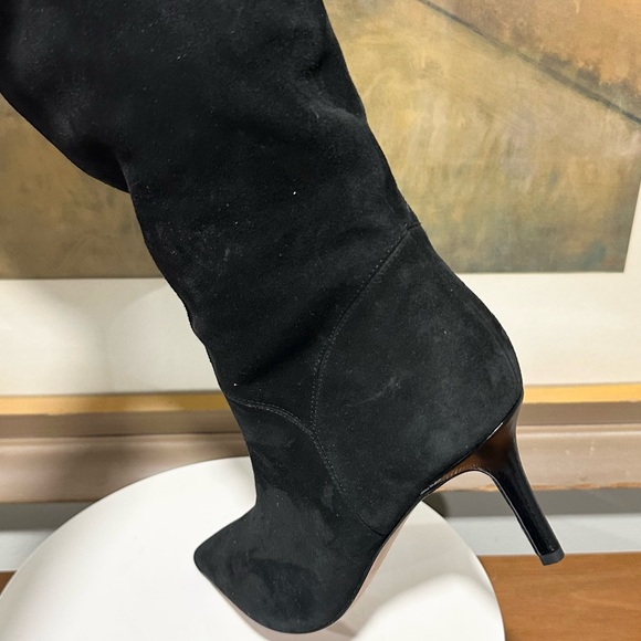 🌹VERONICA BEARD🌹 Lisa Knee High Boot Wide Calf In Black Size: 9M - Picture 7 of 16